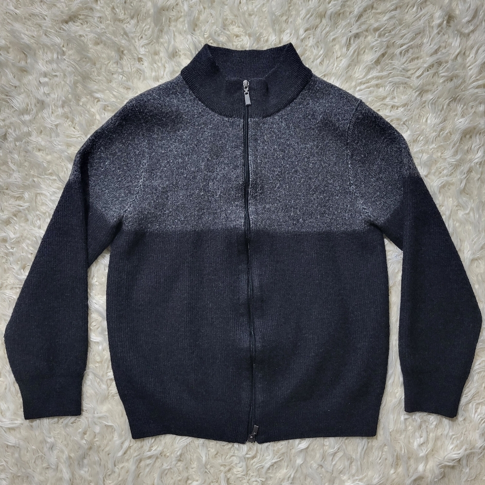 Toscano Mock Neck Quarter Zip Merino Wool Blend Womens Sweater Size XXL